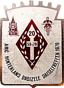Hinterland Daiseltreffen motorcycle rally badge from Jean-Francois Helias