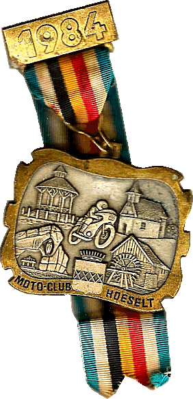 Hoeselt motorcycle rally badge from Paul Bartholomew