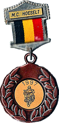 Hoeselt motorcycle rally badge from Paul Bartholomew