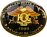 HOG Westfalen-Mitte motorcycle rally badge from Jean-Francois Helias
