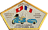 Honda Goldwing Jumelage motorcycle rally badge from Jean-Francois Helias