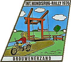 Hondsrug motorcycle rally badge from Hans Veenendaal