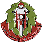 Hoppeland Poperinge motorcycle club badge from Jean-Francois Helias