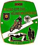 Hunengraber motorcycle rally badge from Jean-Francois Helias