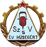 Husegert (Hungary) motorcycle club badge from Jean-Francois Helias