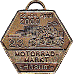 Husum motorcycle rally badge from Jean-Francois Helias