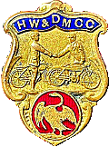 HW & DMCC motorcycle club badge from Jean-Francois Helias