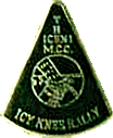 Icy Knee motorcycle rally badge from Ray Walsh