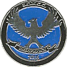 Ides Of March motorcycle rally badge from Ted Trett