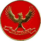 Ides Of March motorcycle rally badge from Ted Trett