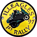 Illeagles motorcycle rally badge from Jean-Francois Helias