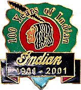Indian MCGB motorcycle club badge from Jean-Francois Helias