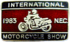 Int MC motorcycle show badge from Jean-Francois Helias