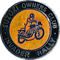 Invader motorcycle rally badge from Russ Shand