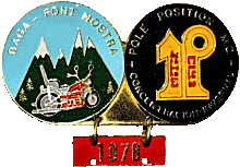 Invernal Baga motorcycle rally badge from Jean-Francois Helias