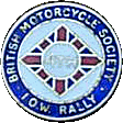 IOW motorcycle rally badge