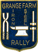 Iron And Steel motorcycle rally badge from Dave Cooper