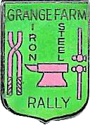 Iron And Steel motorcycle rally badge from Ted Trett