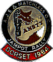 Jampot (UK) motorcycle rally badge