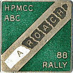 Joint motorcycle rally badge from Phil Drackley