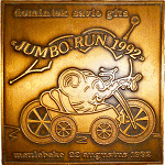 Jumbo (B) motorcycle run badge from Jean-Francois Helias