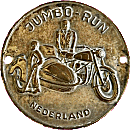 Jumbo Run Nederland motorcycle run badge from Jean-Francois Helias