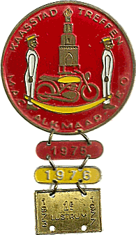 Kaasstad motorcycle rally badge from Hans Veenendaal