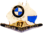 Karuah River motorcycle rally badge from Jean-Francois Helias