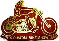 Kent Custom motorcycle show badge from Jean-Francois Helias
