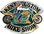 Kent Custom motorcycle show badge from Jean-Francois Helias