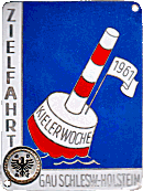 Kieler Woche motorcycle rally badge from Jean-Francois Helias