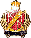 Kings Norton MCC motorcycle club badge from Jean-Francois Helias