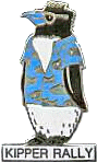 Kipper motorcycle rally badge from Ted Trett
