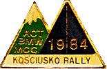 Kosciusko motorcycle rally badge from Jean-Francois Helias