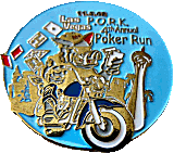 Las Vegas Pork motorcycle run badge from Jean-Francois Helias