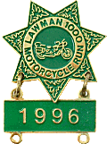 Lawman motorcycle run badge from Jean-Francois Helias
