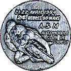 Le Mans motorcycle race badge from Jean-Francois Helias