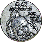 Le Mans motorcycle race badge from Jean-Francois Helias