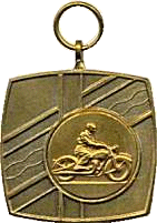 Gouden Leeuw motorcycle rally badge from Les Hobbs