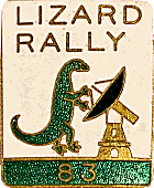 Lizard motorcycle rally badge from Jean-Francois Helias