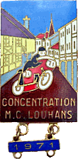 Louhans motorcycle rally badge from Jean-Francois Helias