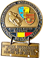 Madone des Centaures motorcycle rally badge from Jean-Francois Helias