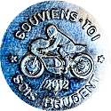 Madone des Motards motorcycle rally badge from Jean-Francois Helias