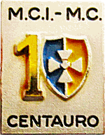 Madonnina Dei Centauri motorcycle rally badge from Jean-Francois Helias