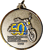 Madonnina Dei Centauri motorcycle rally badge from Jean-Francois Helias