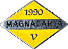 Magna Carta motorcycle rally badge from Phil Drackley