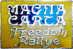 Magna Carta motorcycle rally badge from Jean-Francois Helias