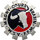 Magny Cours motorcycle rally badge from Jean-Francois Helias
