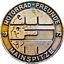Mainspitze motorcycle rally badge from Jean-Francois Helias