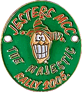 Majestic motorcycle rally badge from Jean-Francois Helias